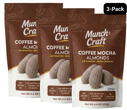 Coffee Mocha Almonds – Pantry Bag (4.4oz)