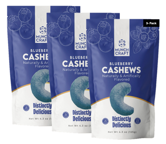 Blueberry Cashews 3-Pack (4.3 oz each x 3)