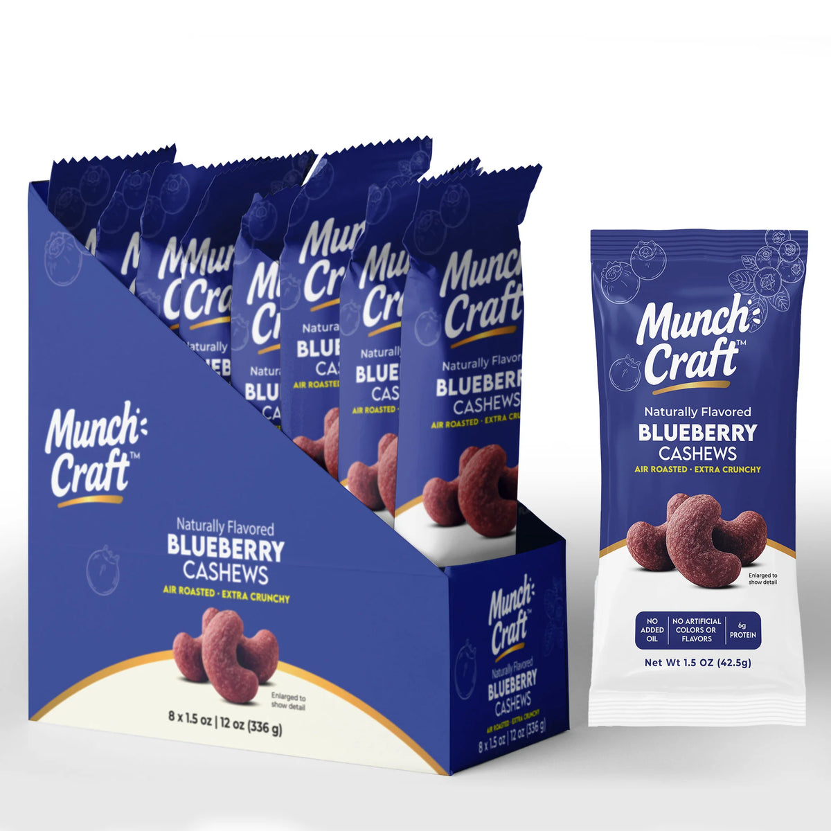 Blueberry Cashews – Snack Pack (8 x 1.5oz)