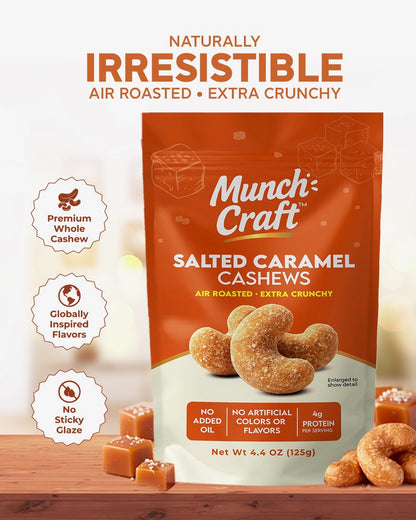 Salted Caramel Cashews – Pantry Bag (4.4oz)