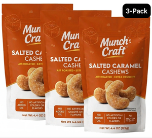 Salted Caramel Cashews – Pantry Bag (4.4oz)